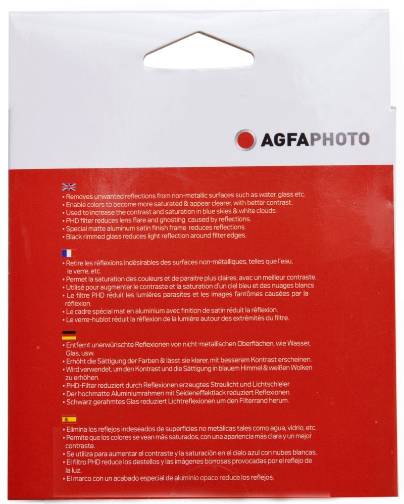 AGFA 72mm Multi-Coated Circular Polarizing (CPL) Filter - Image 3